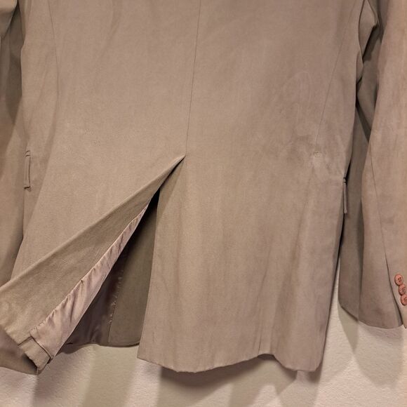 Circle S Western blazer jacket sport coat cowboy gray microfiber yoke size 42L - Picture 15 of 15